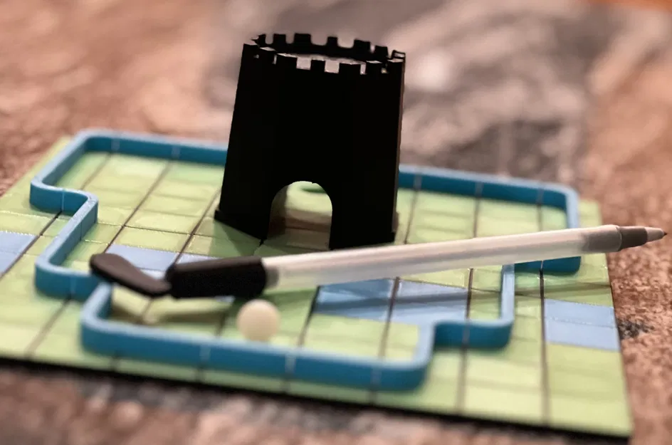 Bộ Mini Golf Mini Để Bàn Modular - Image 2