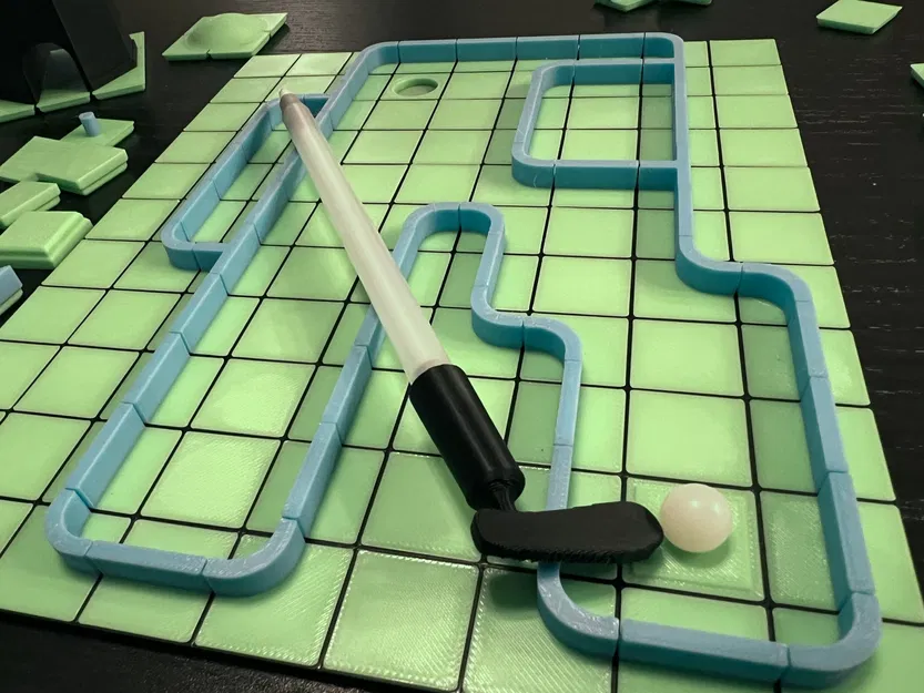 Bộ Mini Golf Mini Để Bàn Modular - Image 3