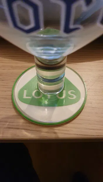 Đế lót ly hình logo xe Lotus - Image 2