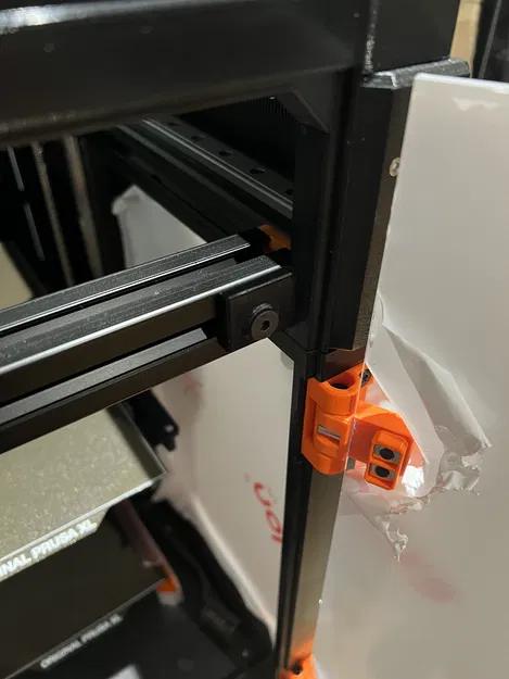 Cabby Enclosure (Prusa XL) Chỉnh Sửa Bộ Phận Cố Định Phía Trên Cho Thanh Hỗ Trợ Chống Rung Mặt Trước 3030 - Image 1
