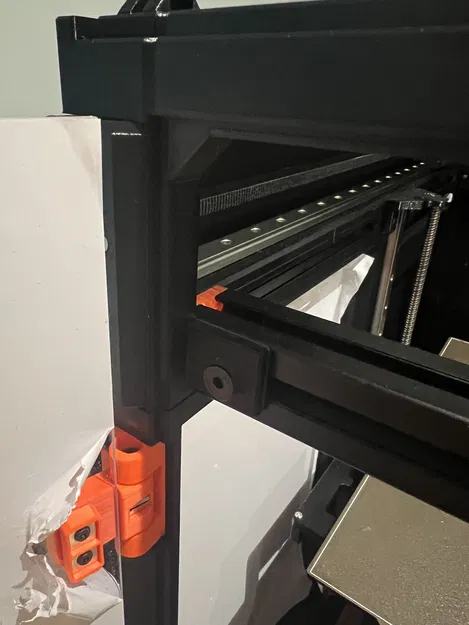 Cabby Enclosure (Prusa XL) Chỉnh Sửa Bộ Phận Cố Định Phía Trên Cho Thanh Hỗ Trợ Chống Rung Mặt Trước 3030 - Image 2