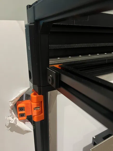 Cabby Enclosure (Prusa XL) Chỉnh Sửa Bộ Phận Cố Định Phía Trên Cho Thanh Hỗ Trợ Chống Rung Mặt Trước 3030 - Image 4