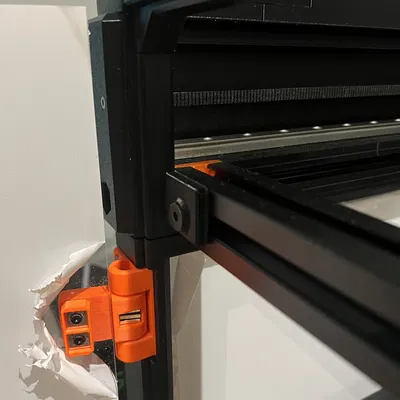 Cabby Enclosure (Prusa XL) Chỉnh Sửa Bộ Phận Cố Định Phía Trên Cho Thanh Hỗ Trợ Chống Rung Mặt Trước 3030