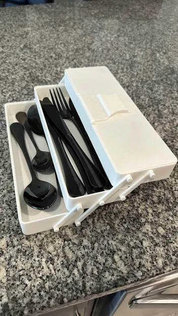 Khay Đựng Dao Nĩa / Dụng Cụ Ăn, Tiết Kiệm Diện Tích, Vừa Vặn Ngăn Kéo Thông Thường - Image 7