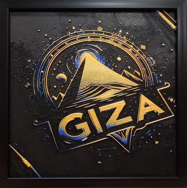 Kim Tự Tháp Giza - Tranh sơn bằng filament - Image 1