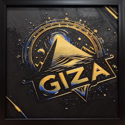 Kim Tự Tháp Giza - Tranh sơn bằng filament