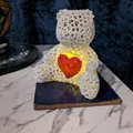 Đèn Cầy Gấu Trái Tim Lớn - Thumbnail 2