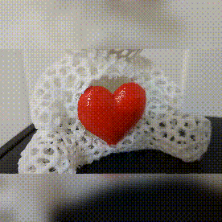 Đèn Cầy Gấu Trái Tim Lớn - Thumbnail 3