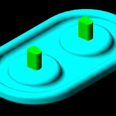 Chân đế đôi cho bàn chải điện OralB