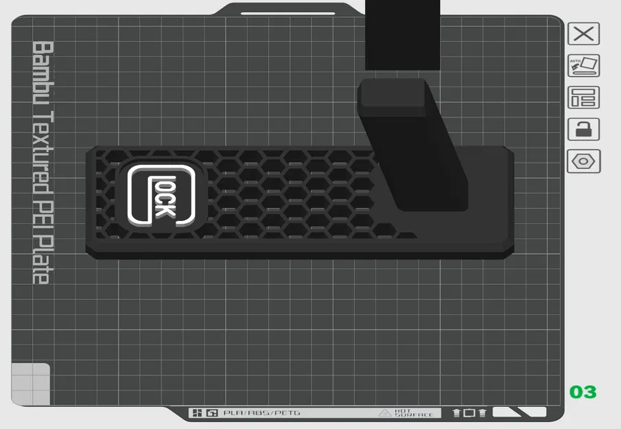 Đế Súng Airsoft Glock - Giá Đỡ Vũ Khí - Image 2