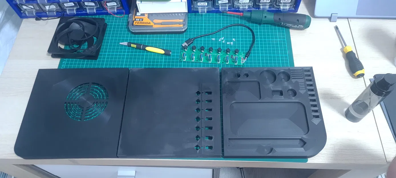 Kệ Laptop Nâng Cao PC Stol Có Quạt và Cổng USB - Image 3