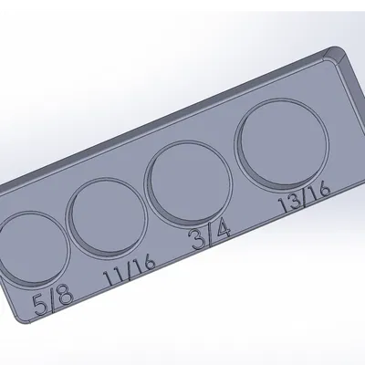 Giá đỡ tuýp Husky Gridfinity 5/8 đến 13/16