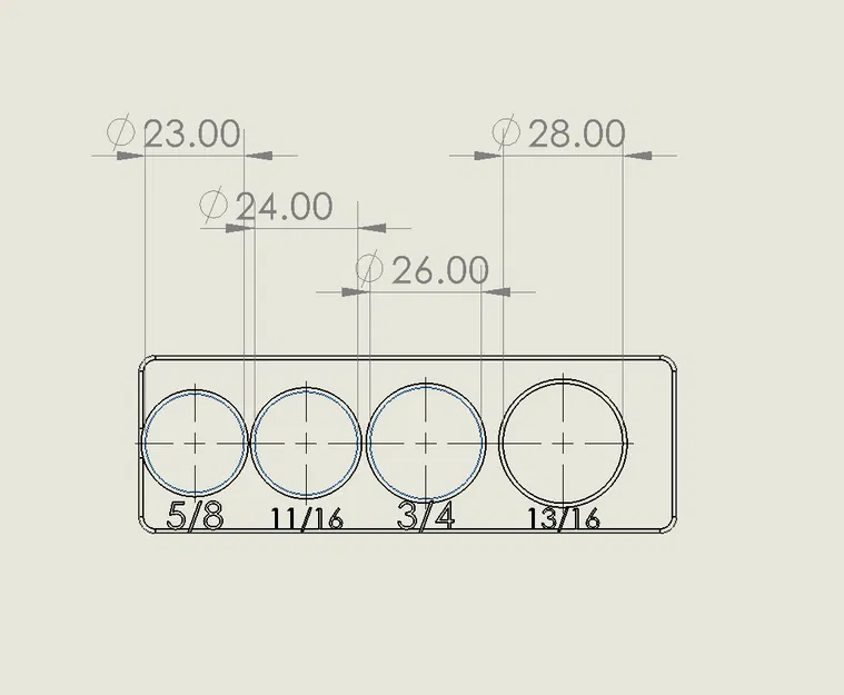 Giá đỡ tuýp Husky Gridfinity 5/8 đến 13/16 - Image 3