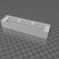 Hộp Đựng Dao Cạo/Dụng Cụ Cạo Nhựa Gridfinity 1x4 - Thumbnail 1