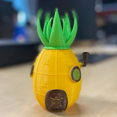 Hộp đựng đồ hình trái thơm SpongeBob