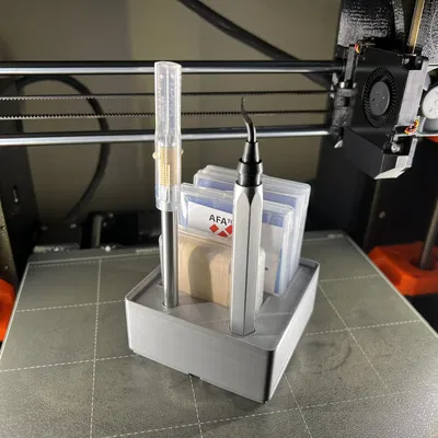 Giá Đựng Dao Khui Bia & Dao Rọc Giấy Gridfinity 2x2 Dọc