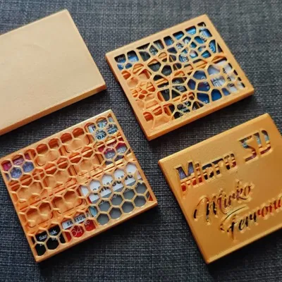 Bìa Hộp Đựng Thẻ Nhớ SD & Micro SD Thiết Kế Voronoi