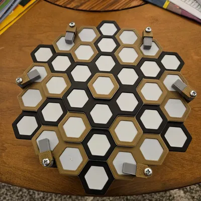 Mô hình Prusa Balance Game: Hộp đựng và trụ 2 mảnh (remix)