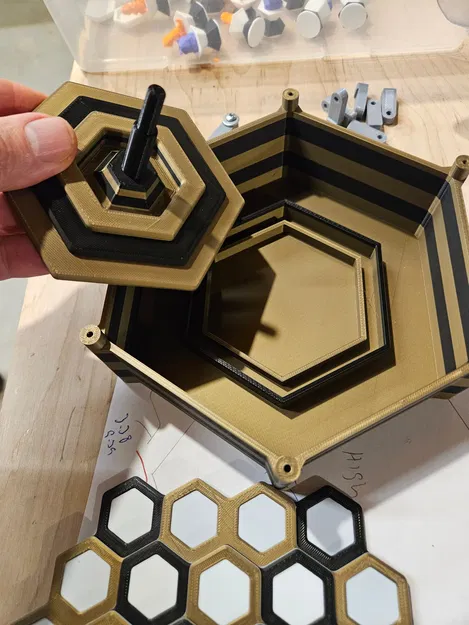 Mô hình Prusa Balance Game: Hộp đựng và trụ 2 mảnh (remix) - Image 5