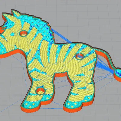 Nam Châm Hình Ngựa Vằn