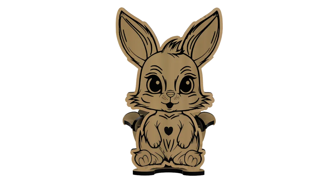 Thỏ Phục Sinh Cắt Laser (Osterhase Lasercut) - Image 2
