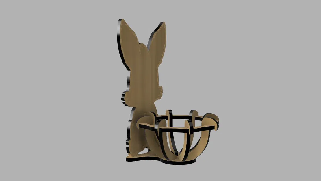 Thỏ Phục Sinh Cắt Laser (Osterhase Lasercut) - Image 4