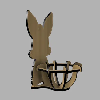 Thỏ Phục Sinh Cắt Laser (Osterhase Lasercut)