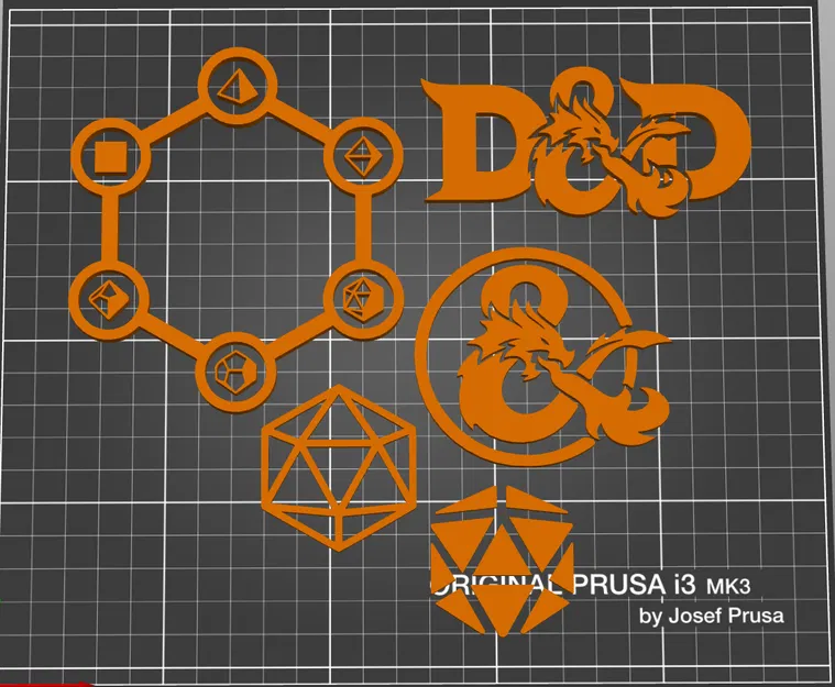 Logo D&D STL, Nghệ Thuật Xúc Xắc và Biểu Tượng Lớp 5e - Image 1