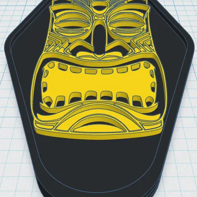 Tiki Keytag 49