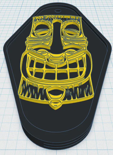 Tiki Keytag 48 - Thần thoại Polynesia - Image 1