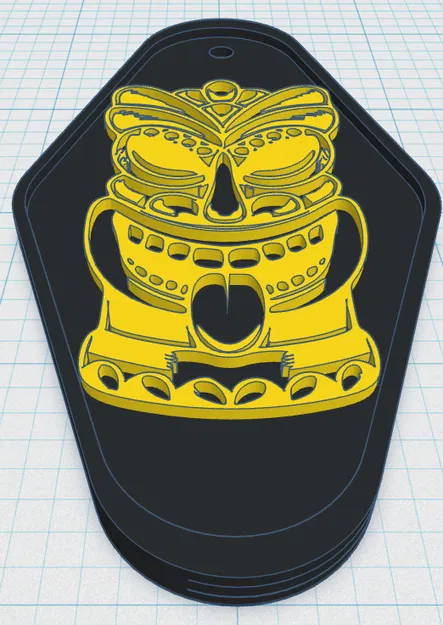 Tiki Keytag 46 - Vật trang trí độc đáo - Image 1