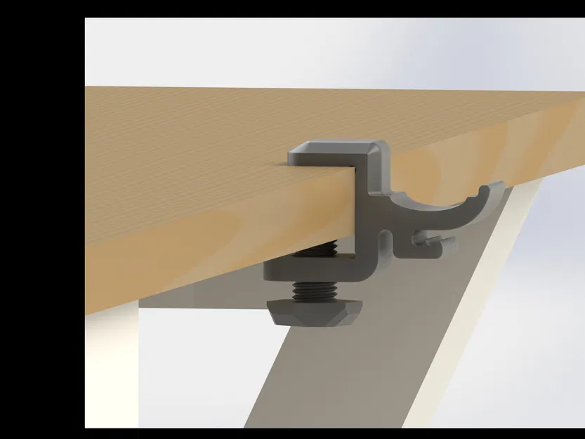 Kẹp Giữ Tai Nghe - Gắn Bàn Có Vít - Kẹp Dây Ngắn - Image 3