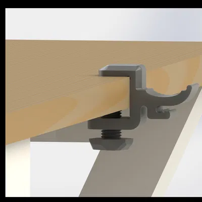 Kẹp Giữ Tai Nghe - Gắn Bàn Có Vít - Kẹp Dây Ngắn