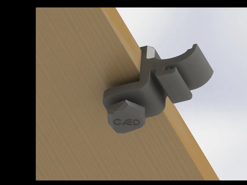 Kẹp Giữ Tai Nghe - Gắn Bàn Có Vít - Kẹp Dây Ngắn - Image 4