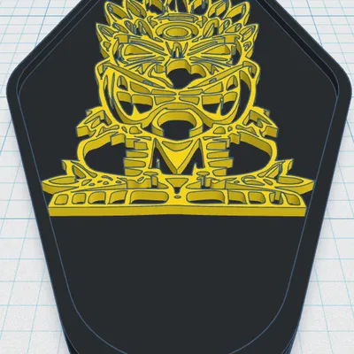 Tiki Keytag 42 - Mô Hình In 3D