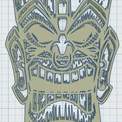 Tiki Keytag 40 - Móc khóa Thần Tiki Khổng Lồ