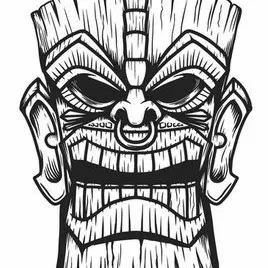 Tiki Keytag 40 - Móc khóa Thần Tiki Khổng Lồ