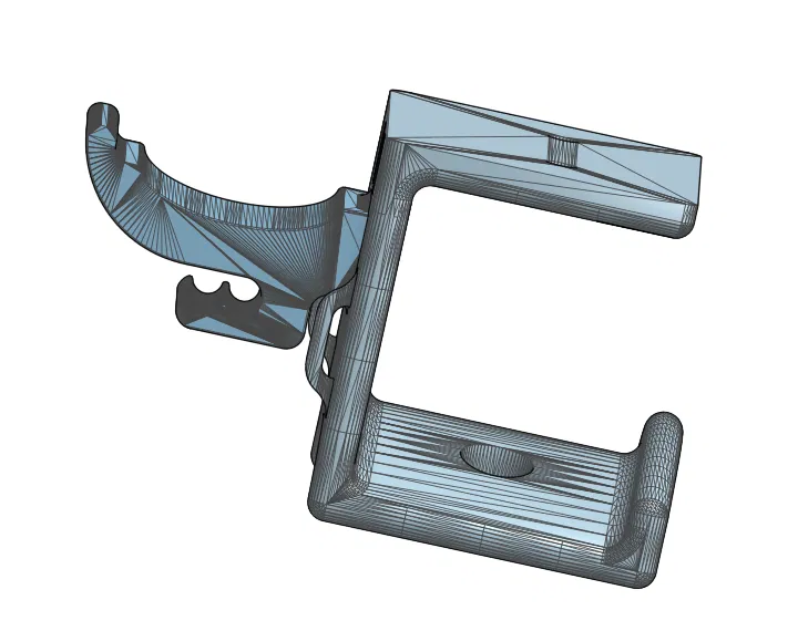 Giá đỡ tai nghe dưới bàn có kẹp cáp và móc treo - Image 1