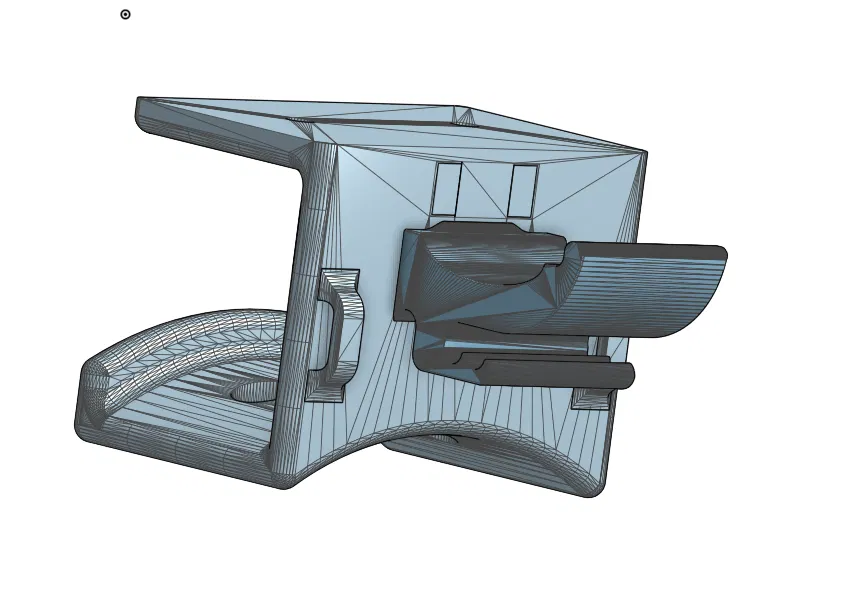 Giá đỡ tai nghe dưới bàn có kẹp cáp và móc treo - Image 2