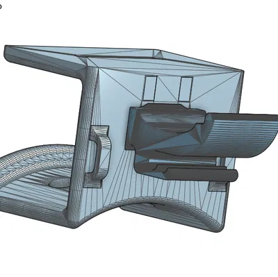 Giá đỡ tai nghe dưới bàn có kẹp cáp và móc treo