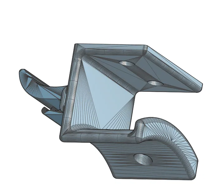 Giá đỡ tai nghe dưới bàn có kẹp cáp và móc treo - Image 3