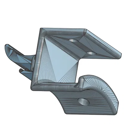 Giá đỡ tai nghe dưới bàn có kẹp cáp và móc treo