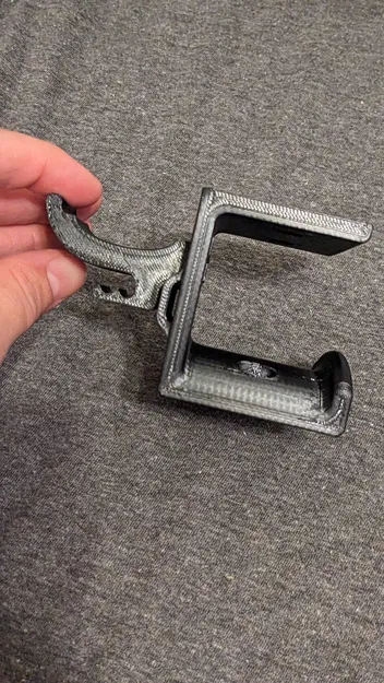 Giá đỡ tai nghe dưới bàn có kẹp cáp và móc treo - Image 4