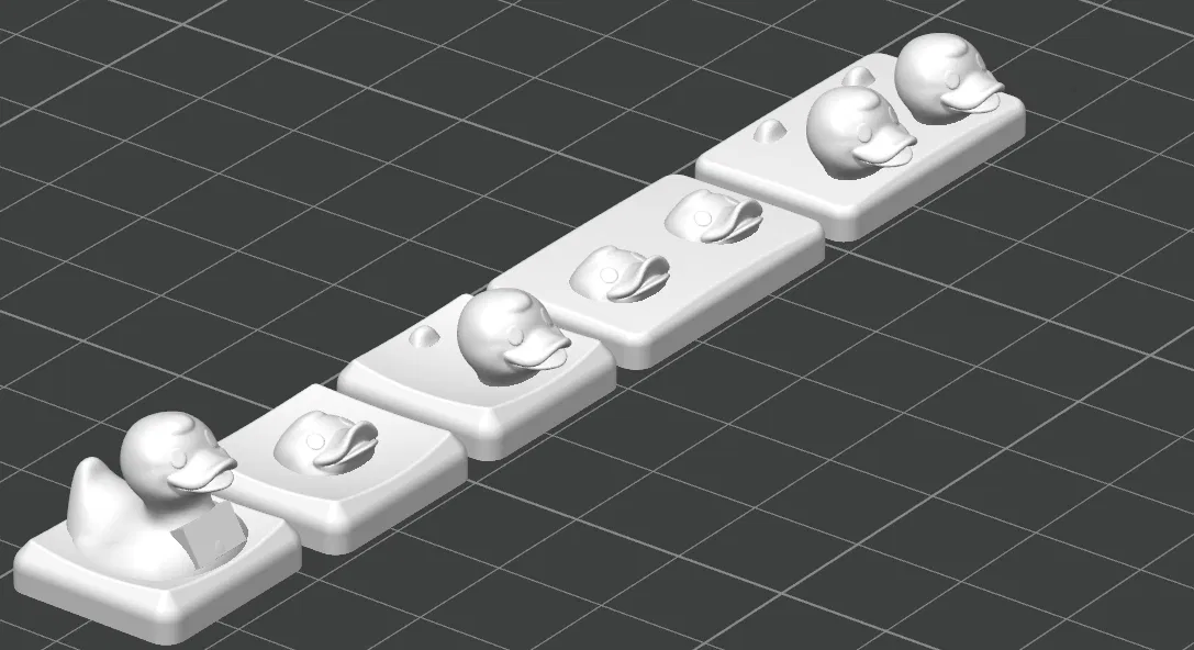 Keycap hình vịt - Choc Switches - Image 2