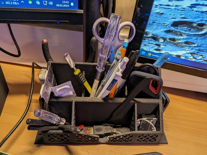 Chân giữ USB & thẻ SD đối xứng để bàn - Image 2