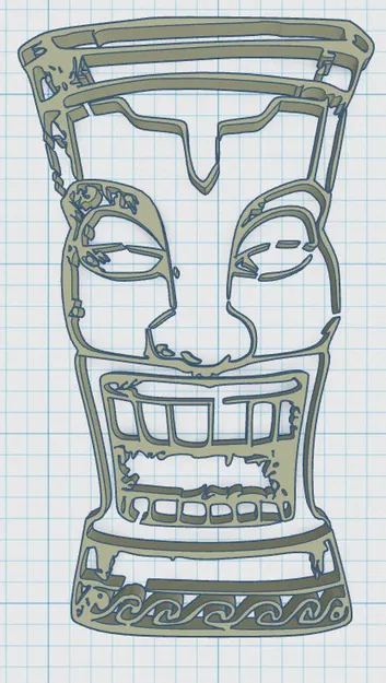 Móc chìa khóa Tiki 34 - Biểu tượng thần thoại Hawaii - Image 3