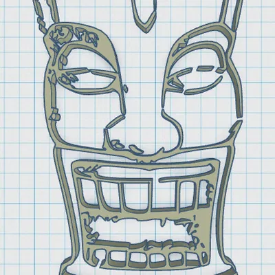 Móc chìa khóa Tiki 34 - Biểu tượng thần thoại Hawaii