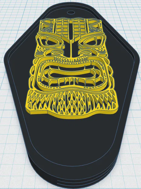 Tiki Keytag 32 - Mô Hình Móc Khóa Thần Tiki - Image 1