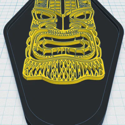 Tiki Keytag 32 - Mô Hình Móc Khóa Thần Tiki