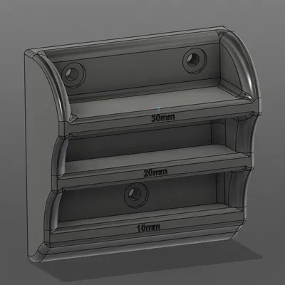 Mô Hình Tấm Ván Tập Treo Tường Leo Núi 3D